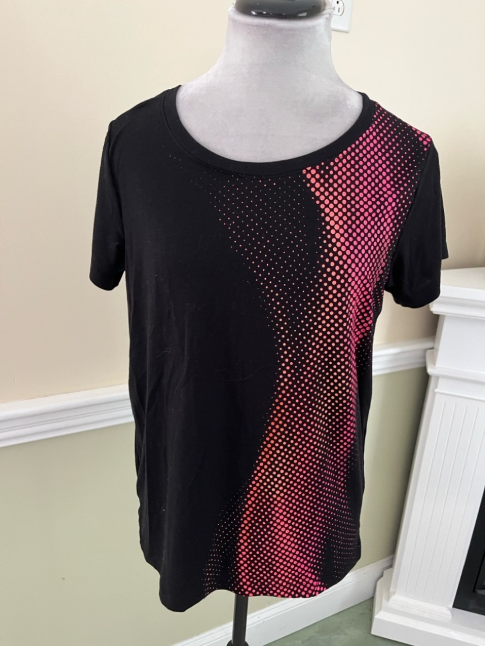 XERSION Black & Neon Pink Quick-Dri Performance Tank Tee XS
